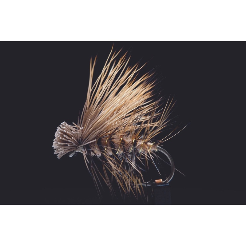 Elk Hair Caddis Tan Freshwater Fly #12