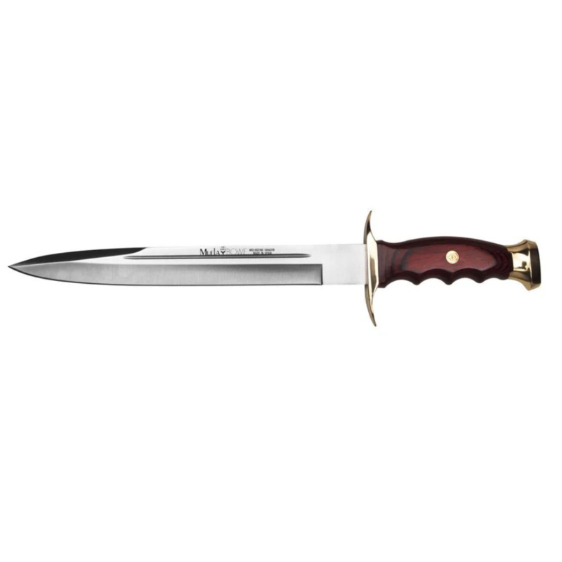 Muela Pig Stick Hunter Knife Coral Wood Handle