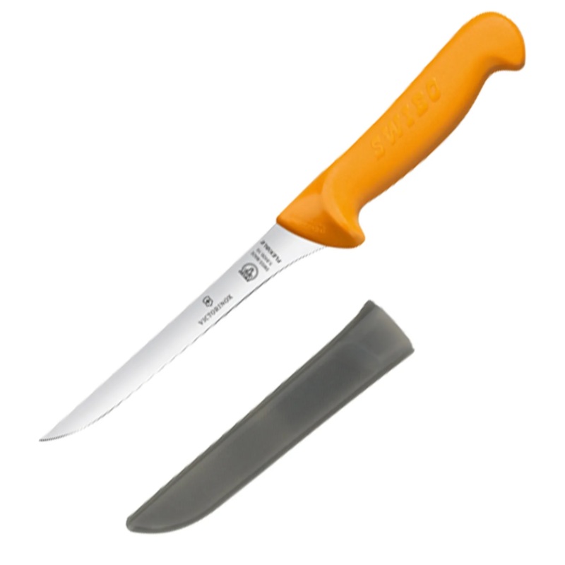 Victorinox Swibo 16cm Straight Narrow Fillet Knife With Sheath 16CM YELLOW