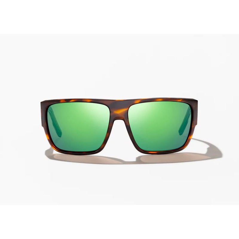 Bajio Ozello Sunglasses Brown Tort Gloss (Green Mirror Gloss)