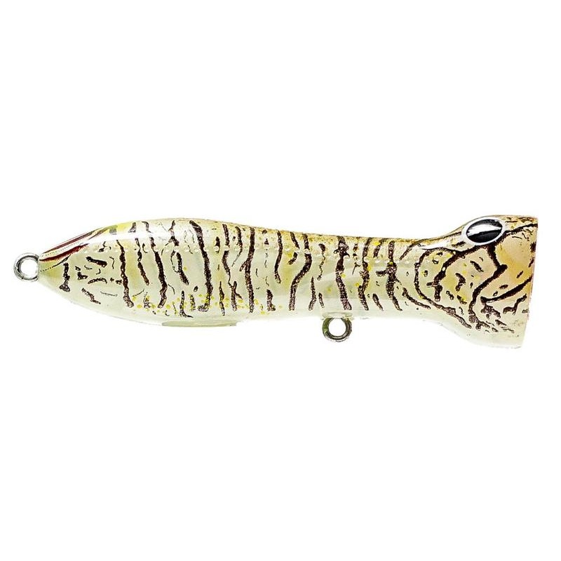 Nomad Design Chug Norris 120mm 45g Popper Fishing Lure Amber Ghost Shad