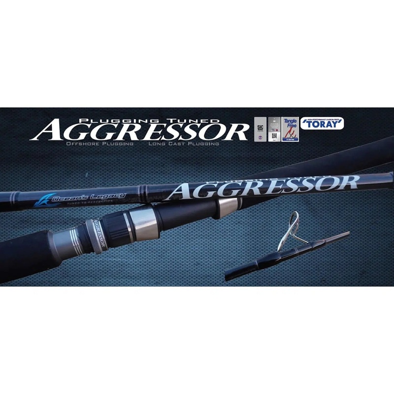 Ocean’s Legacy Aggressor – Offshore Plugging Spin Rod 822H