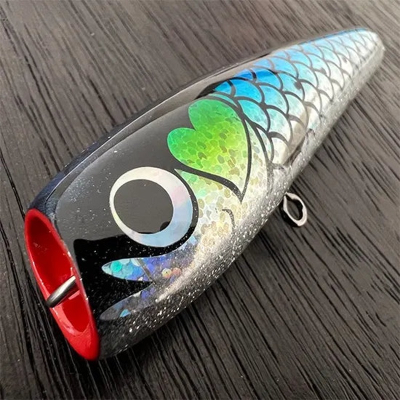 Reef Original Handmade Wood Lure – Swimming Popper 180 Blue Sardine