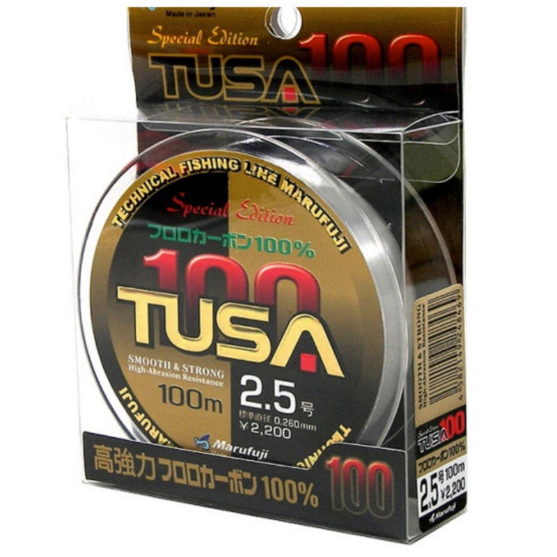 Marufuji TUSA Fluorocarbon Leader Line 3.5 – 14lb