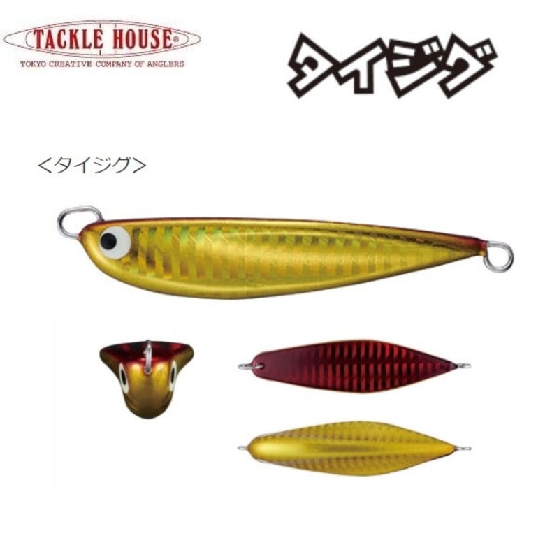 TACKLE HOUSE TJ100 Tai Jig (100g) #01 Green Gold
