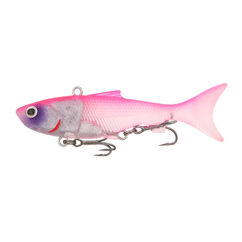 Samaki Vibelicious Thumpertail Lure 100mm Chartreuse Ginger Squid