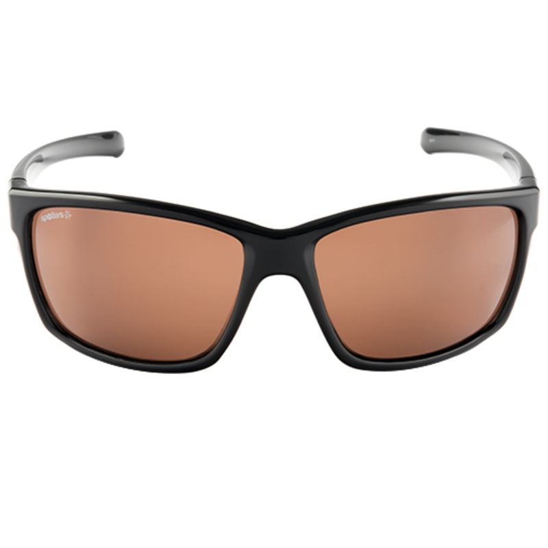 Spotters Grit Gloss Black Frame Polarised Sunglasses Halide