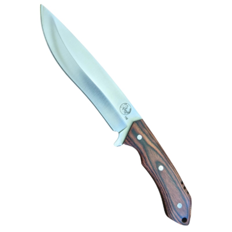 Tassie Tiger 6″ Fixed Blade Hunting Knife Wood Handle 6 INCH