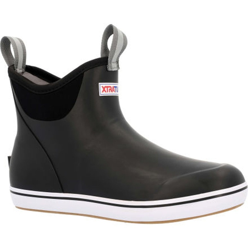 XTRATUF Women’s 6″ Ankle Deck Boot Black 5