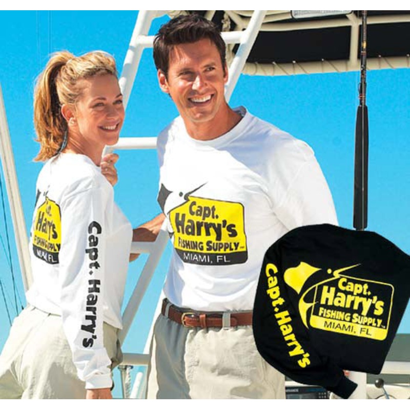 Capt. Harry’s Long Sleeve Billboard T-Shirt 3X-LARGE WHITE