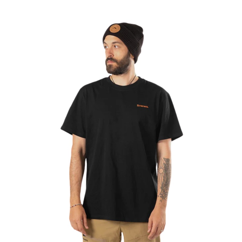Simms Logo Tee S Black