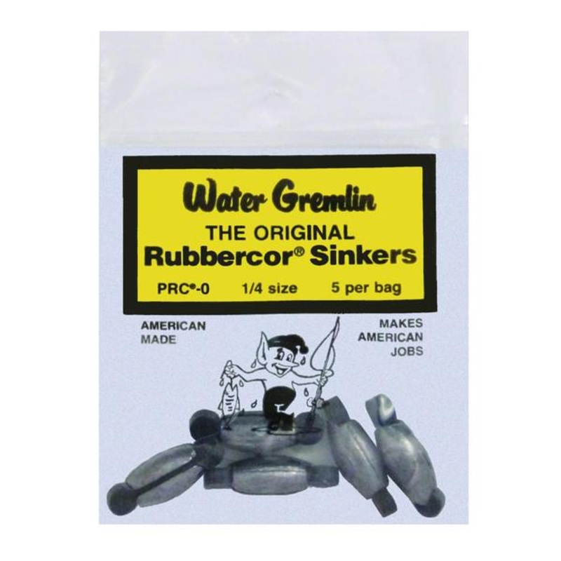 Water Gremlin Rubbercor Sinkers 1/8oz
