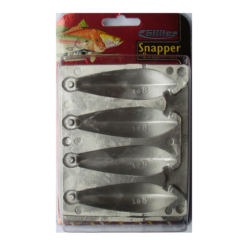 Gillies Snapper Sinker Mould 8oz