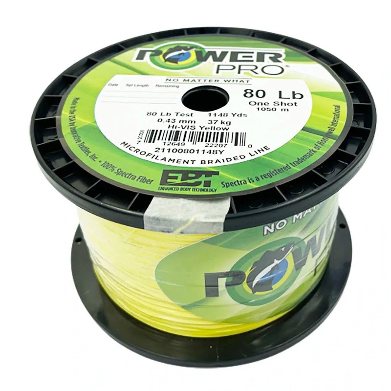 Power Pro One Shot Yellow Braid 1050m 80lb