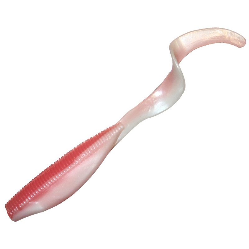Zman Streakz Curly TailZ 5 inch Soft Plastic Lure Bad Shad