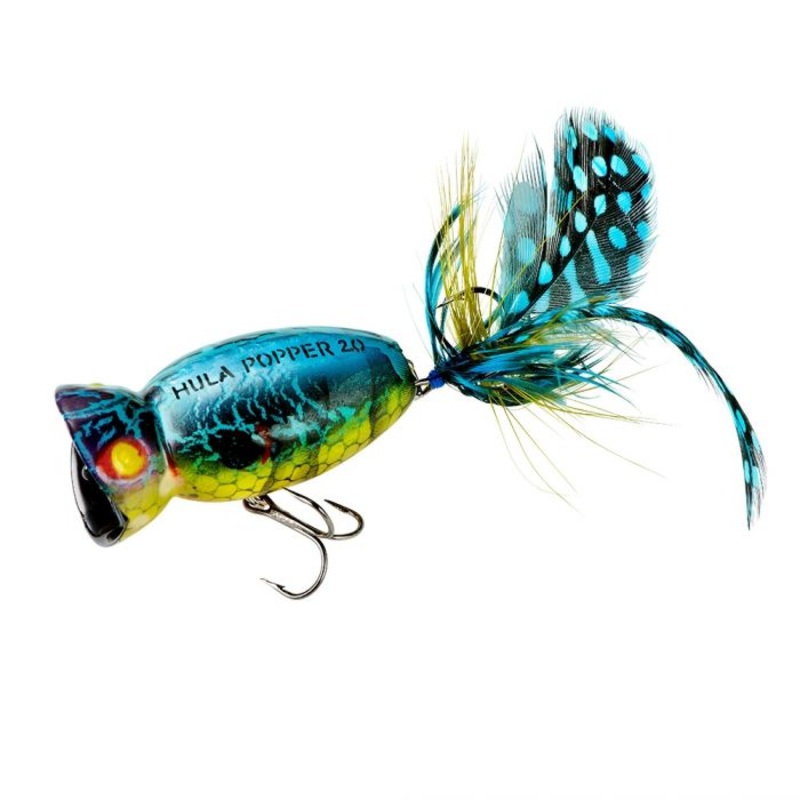 Arbogast Hula Popper 2.0 Black Death
