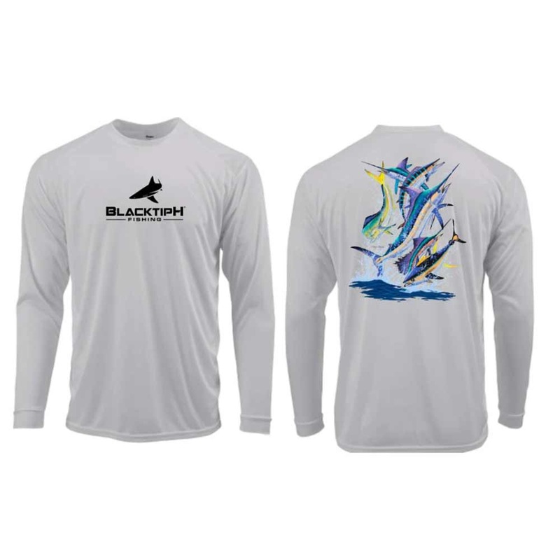 Blacktiph Pelagic Goals Featuring Carey Chen Aluminum L/S Performance Shirt XX-LARGE