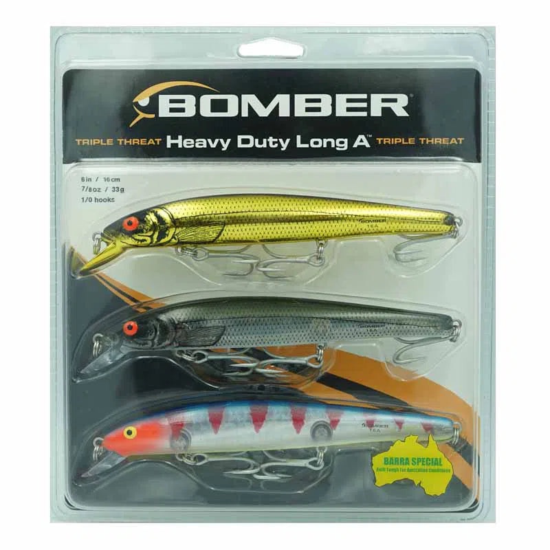 Bomber Long 16A Heavy Duty Triple Threat 3 Pack
