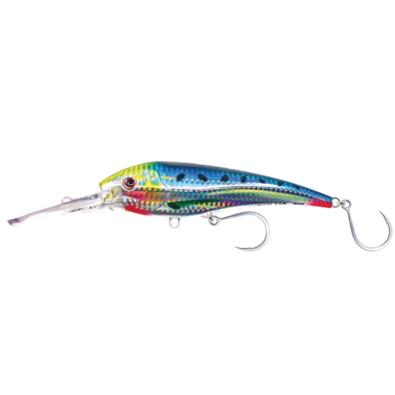 Nomad DTX Minnow 220 LRS Sinking 9″ Black Pink Mackerel