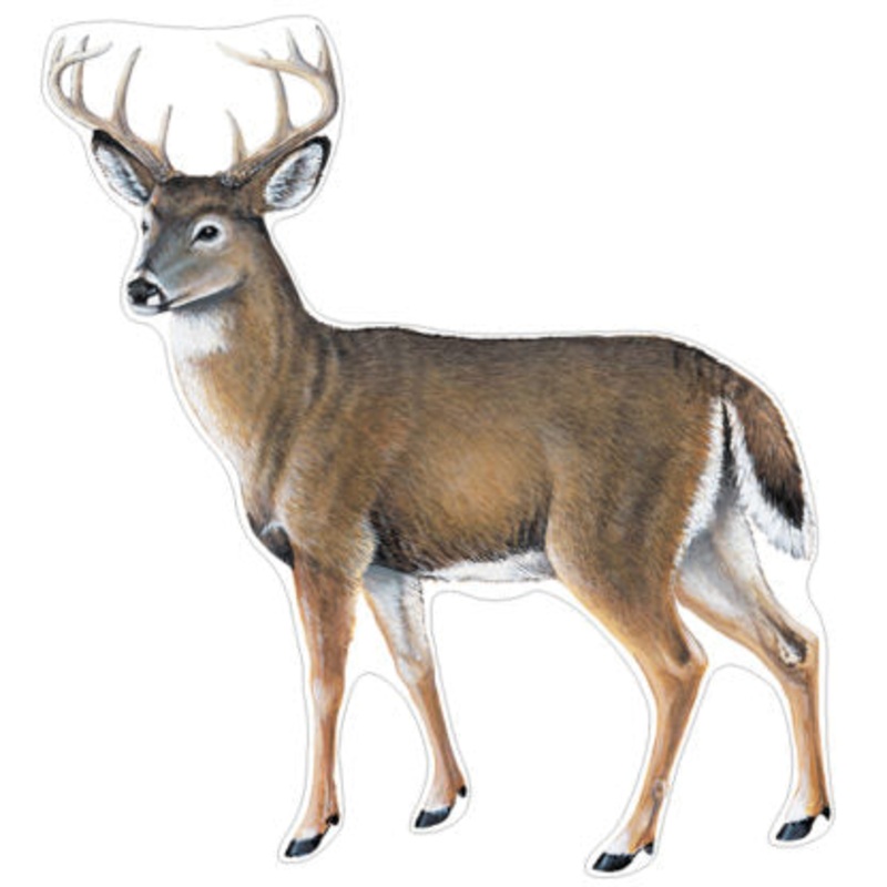 STC Wildlife Sticker Small White-Tail Deer Left