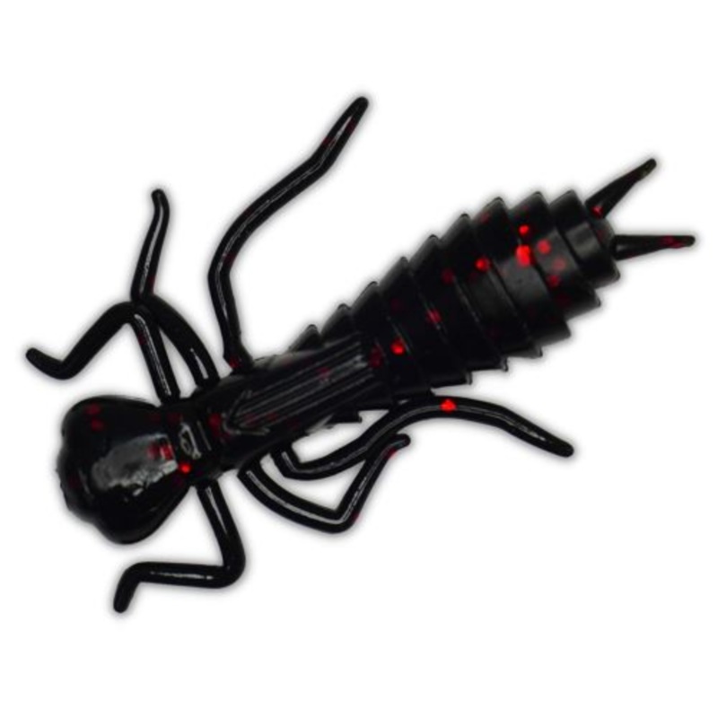 Strike Tiger Mudeye Soft Plastic Lure 1.8 INCH Black Caviar