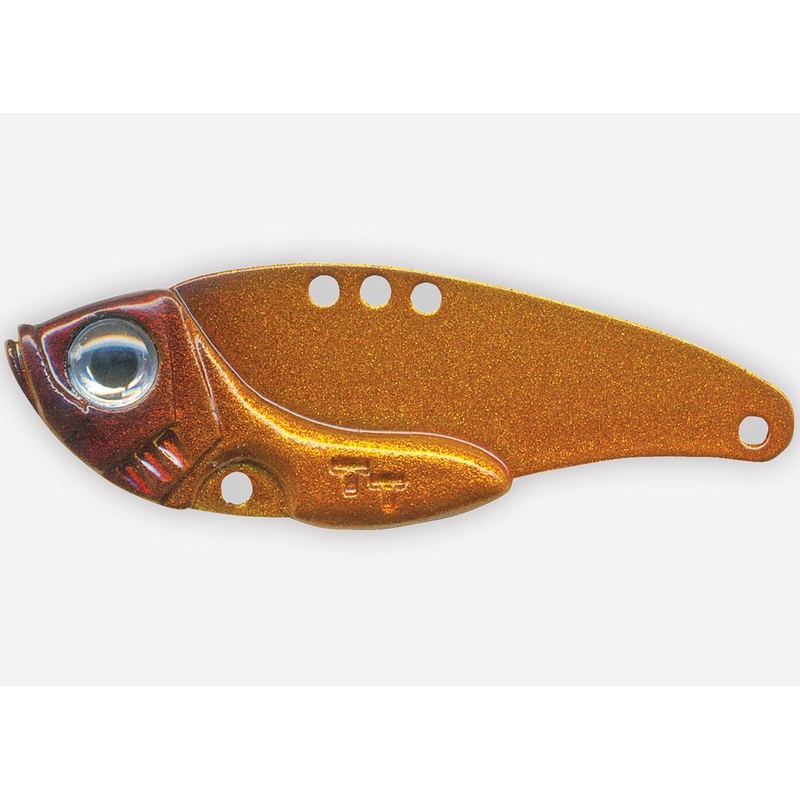 Tackle Tactics TT Lures Switchblade Vibe Blade Fishing Lure 1/2oz Sunset Gold