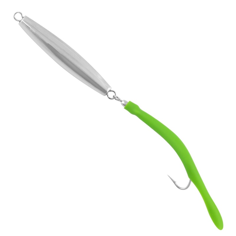 Tsunami Diamond Jig 2oz Flo Green Tube