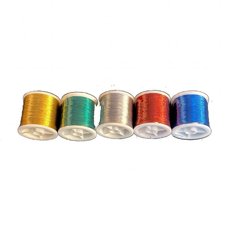PacBay Metallic Thread 100 Yards A PB Metallic Magenta