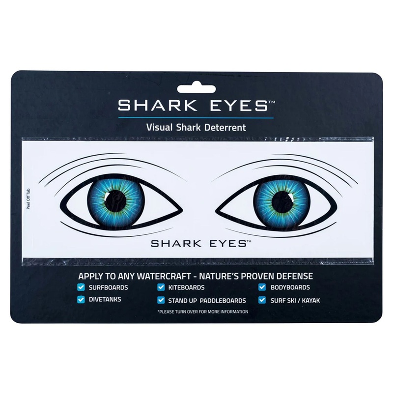 Shark Eyes Shark Deterrent Sticker L CLEAR