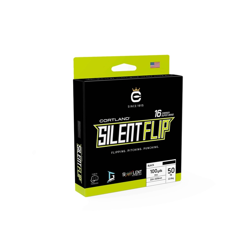 Silent Flip – Black BLACK 50 LB 100 YD / 300 FT