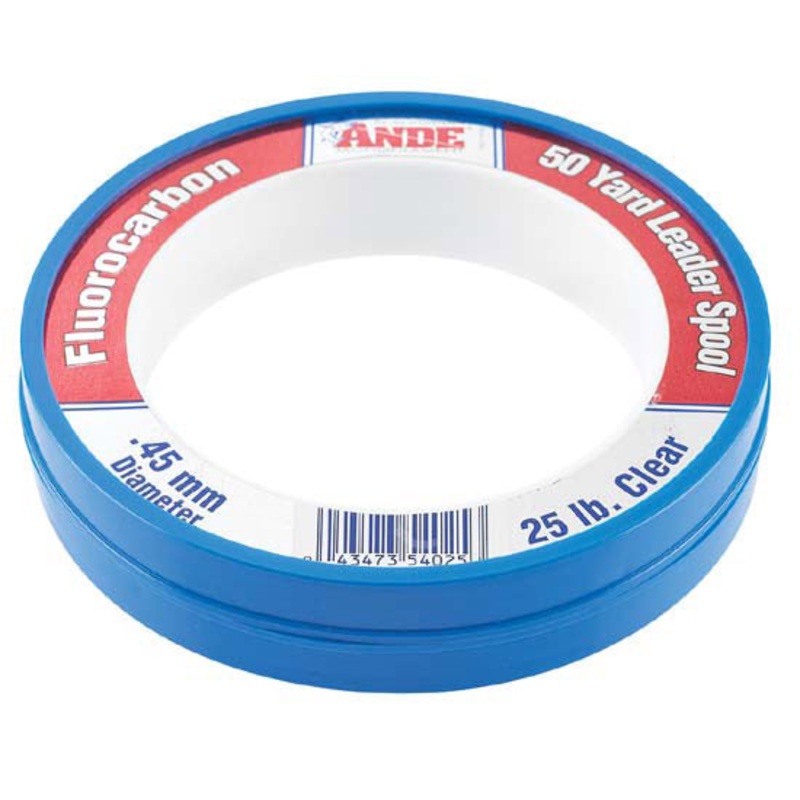 Ande 50 Yard Fluorocarbon Leader Spool 100LB