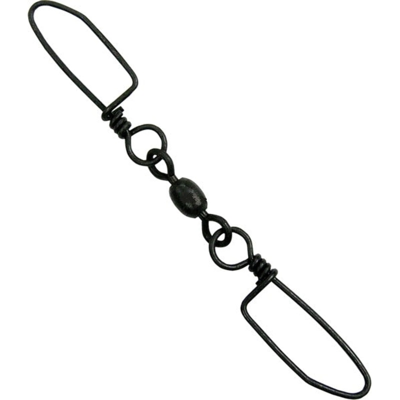 Billfisher Double Snap Swivels Black Oxide 135lb, 4pk