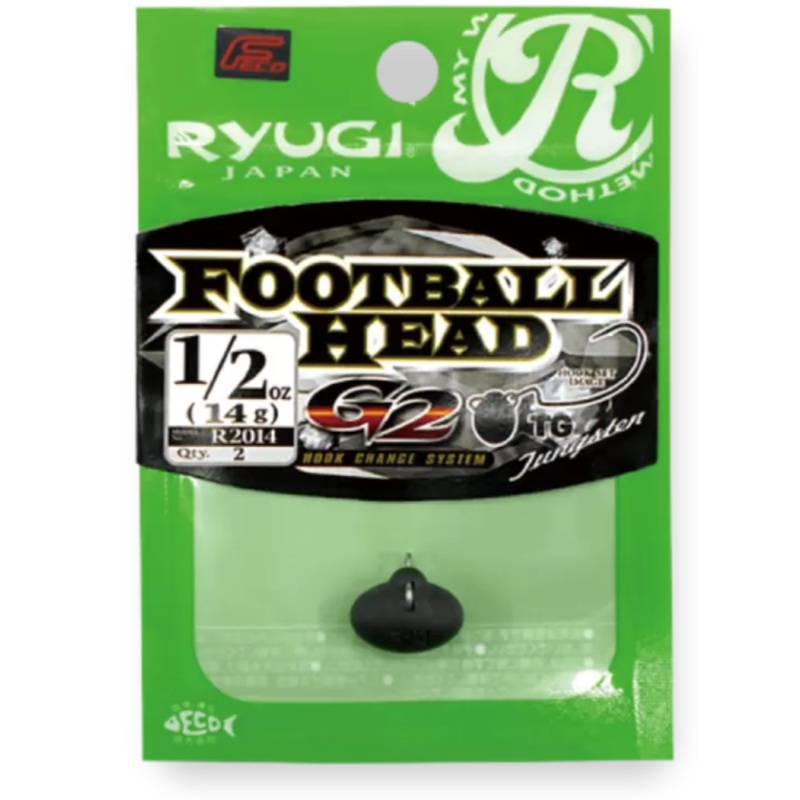 Ryugi Tungsten Football Head 1/16