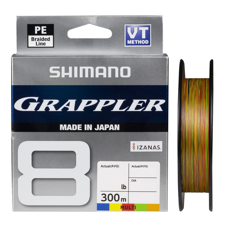 Shimano Grappler 8 Premium PE Braided Fishing Line PE 0.8