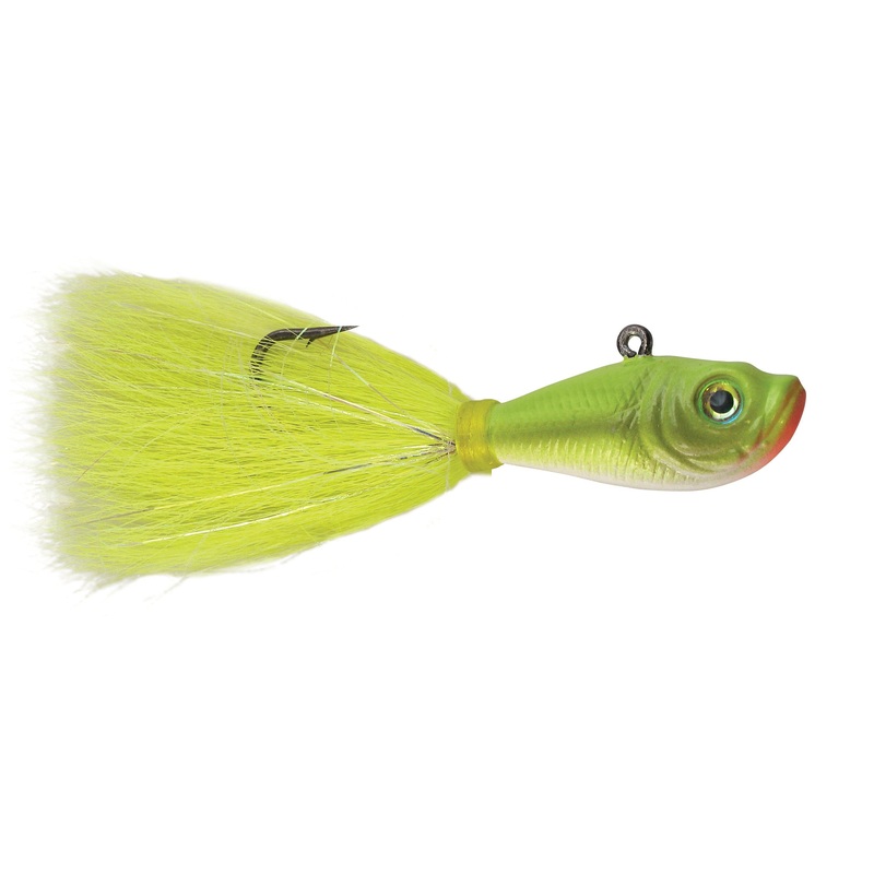 SPRO Prime Bucktail Jig Crazy Chartreuse Size 1