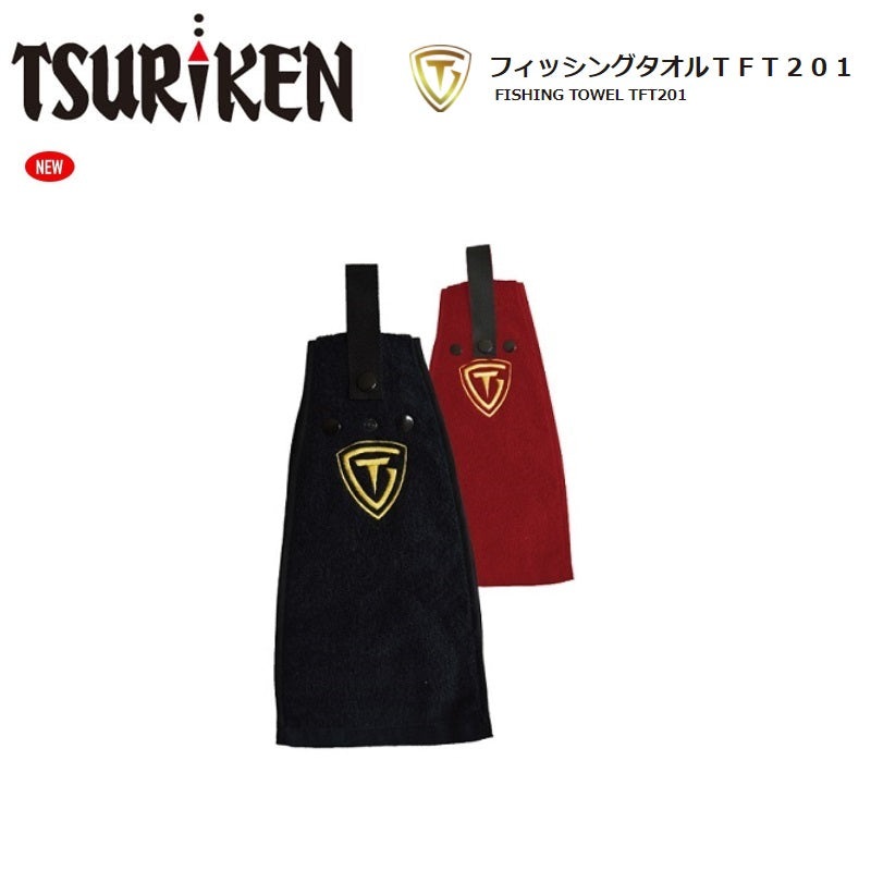 Tsuriken  FISHING TOWEL TFT201 Red