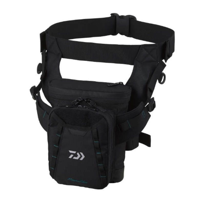 Daiwa Emeraldas Tactical Thigh Bag (C) Black