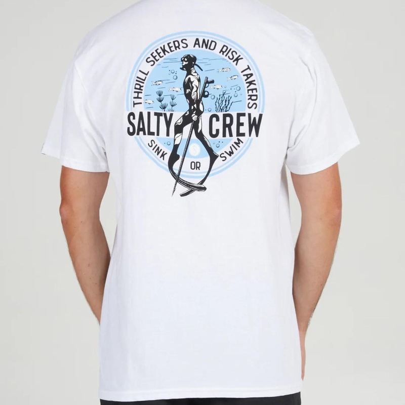 Salty Crew Dive Bar Standard S/S Tee S NAVY