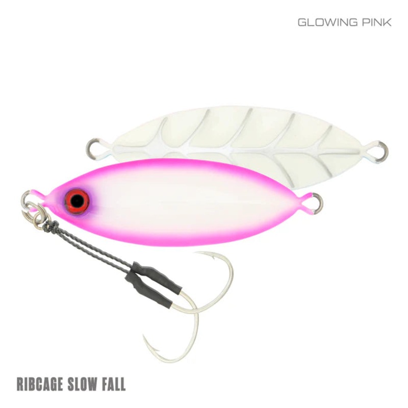 Samaki Ribcage Slow Fall Glowing Pink 20g