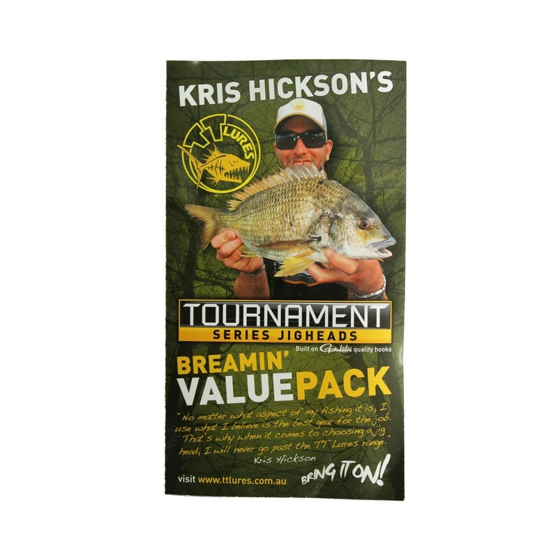 Tackle Tactics Lures Tournament Series Breamin Bulk Value Jighead Pro Pack