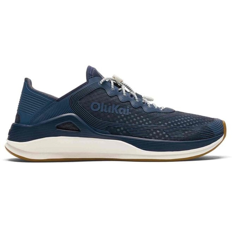Olukai Mens Ahi shoes Mood Indigo / Coastal Blue 8
