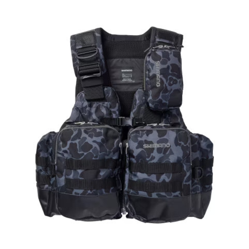 Shimano Act Game Vest VF-274W Black Duck Camo M