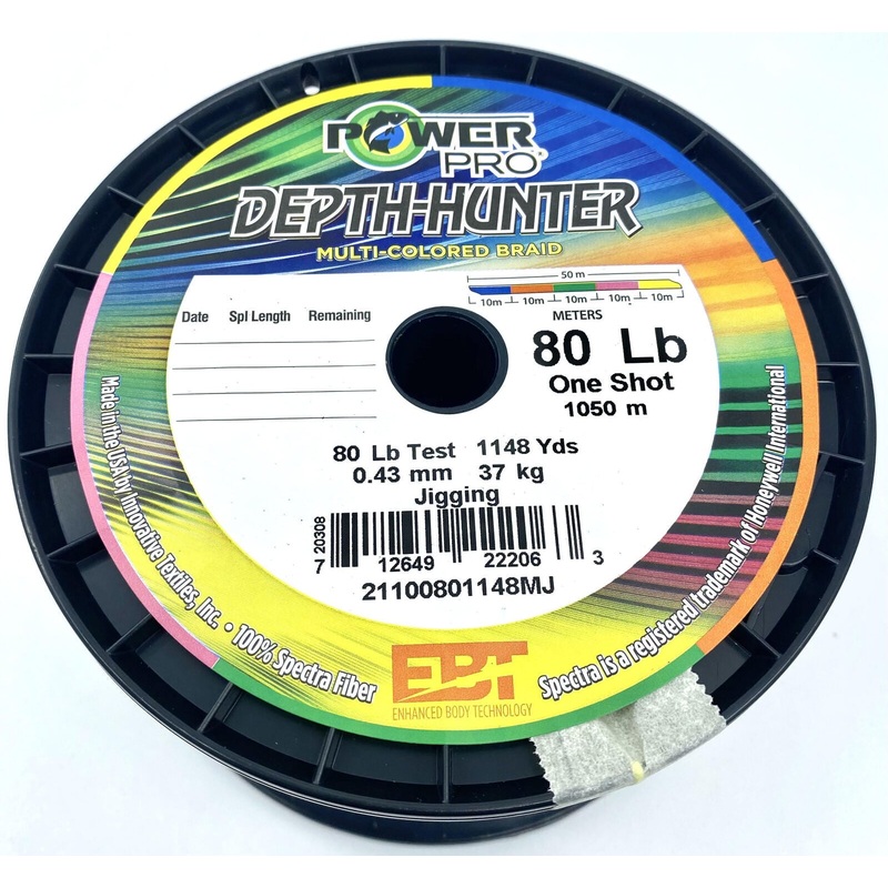 Shimano Power Pro Braided Line One Shot Braid to Suit Electric Reels – 80lb x 1050m Multi