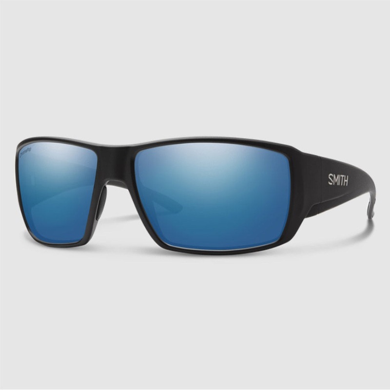 Smith Guide’s Choice Sunglasses MATTE BLACK/CP BLUE GLASS