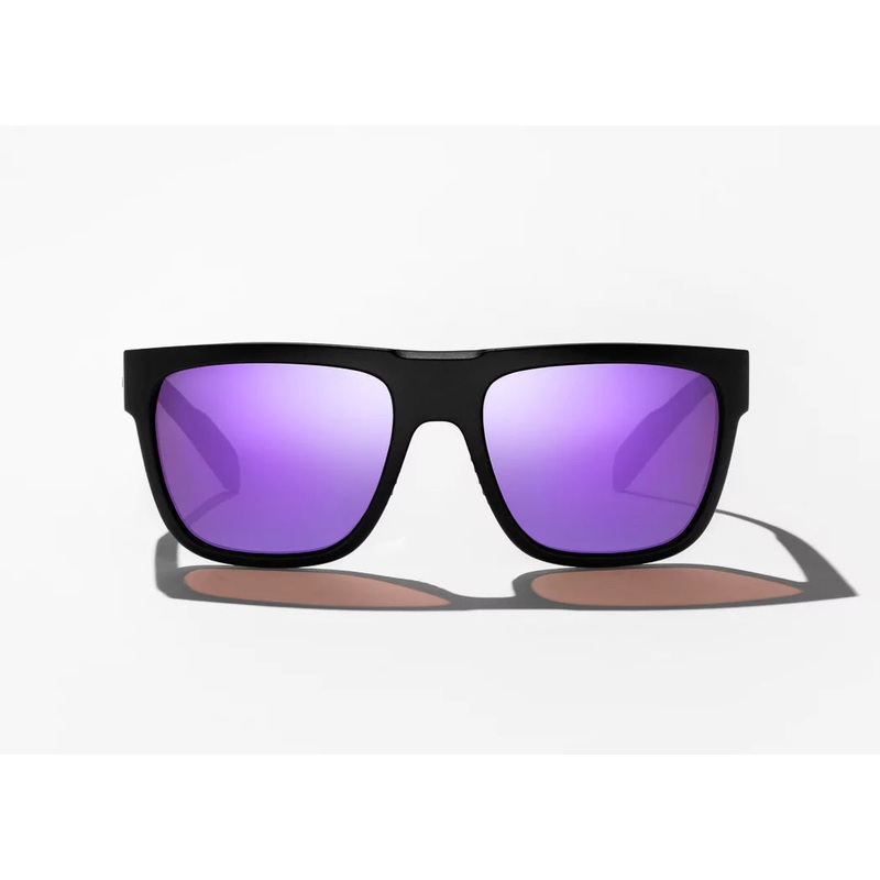 Bajio Caballo Sunglasses Black Matte (Violet Mirror Polycarbonate)