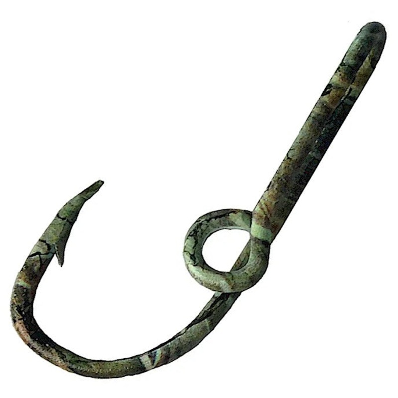 Eagle Claw 155AH-CAMO Graphix Edition Hat/Tie Clasp Hook, Camouflage, 1/pk
