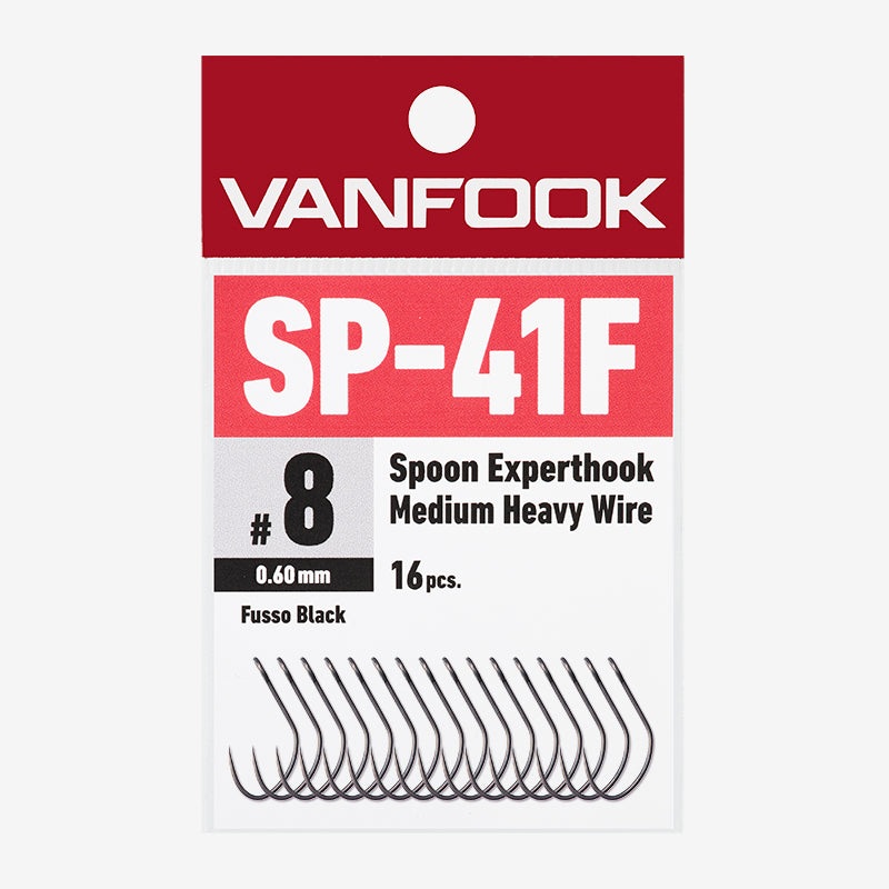 Freshwater Hook – Vanfook – SP-41F Spoon Experthook Medium Heavy Wire #10 (16pcs)