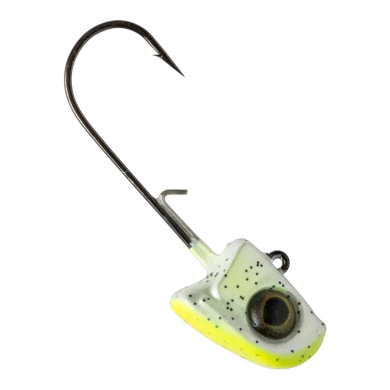 Great Lakes Finesse Hanging Head Jig Head 1/8 oz Chart Shad