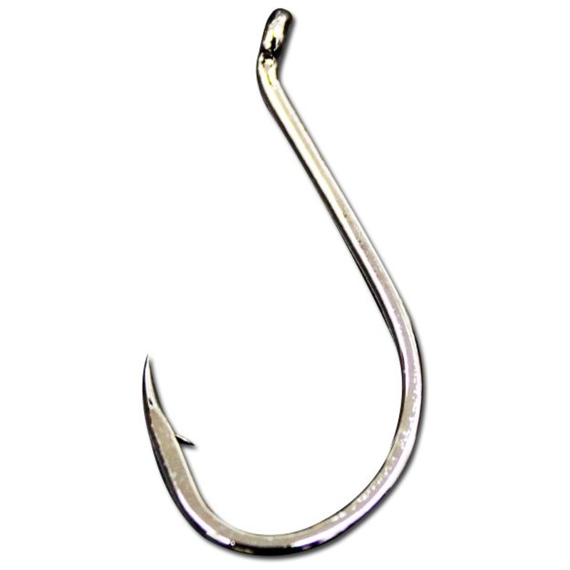 Hayabusa Octopus Hook Offset Shank Black Nickel #1/0 6 Pack