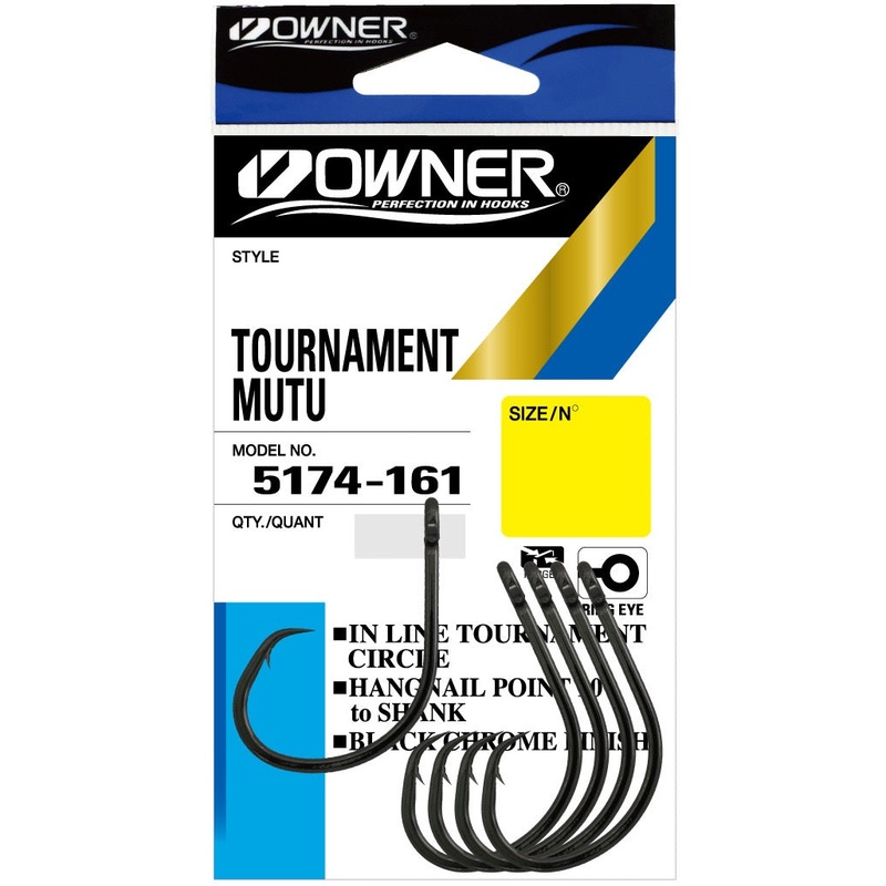 Owner 5174 MUTU Tournament Circle Hook 10/0
